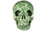 Realistic, Polished Hamine Jasper Skull #151015-1